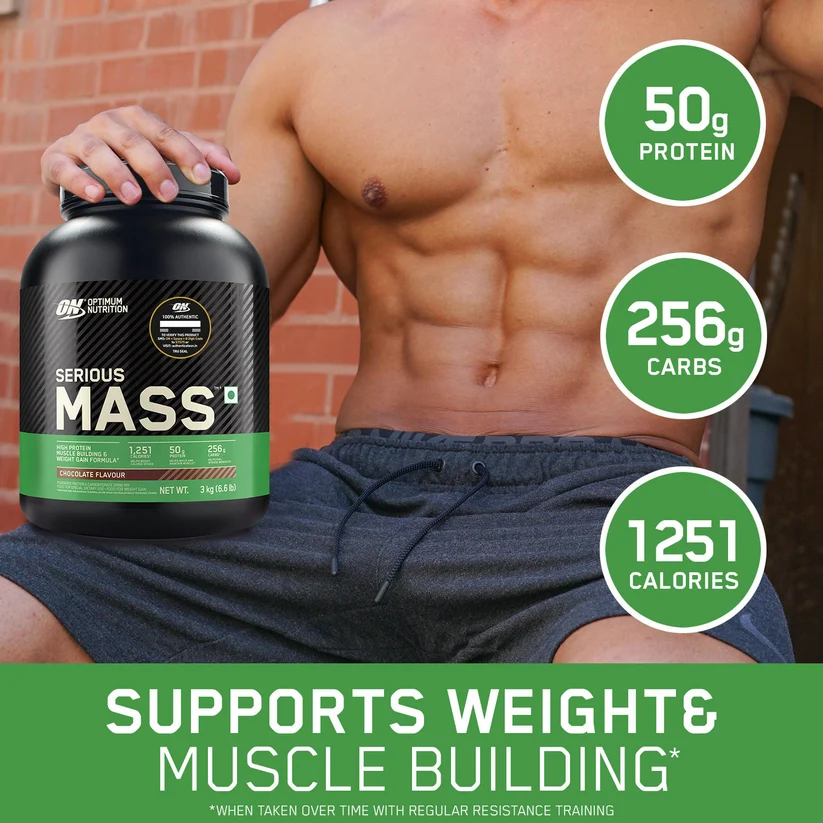 Serious Mass Weight Gainer - Chocolate flavour - 5KG