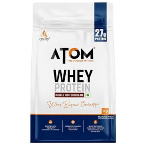 AS-IT-IS ATOM Whey Protein Powder – 27g Protein