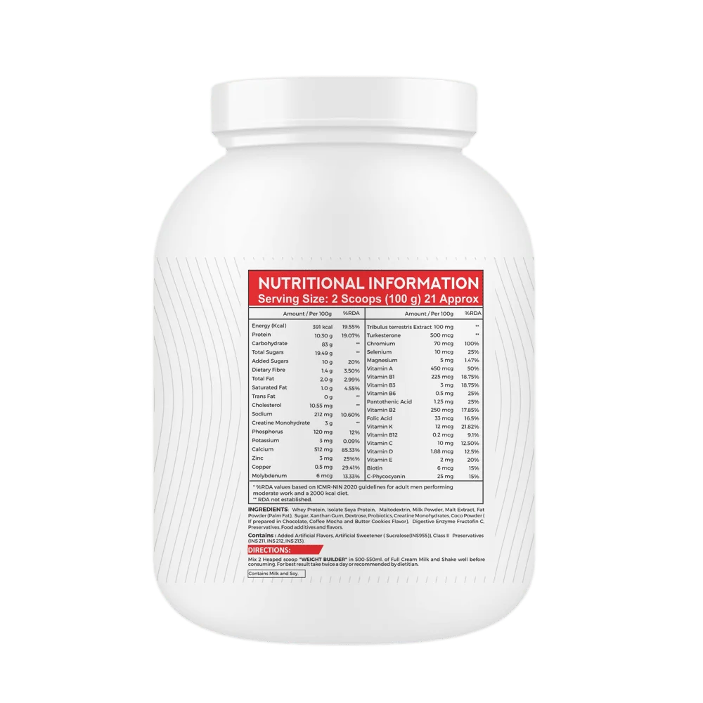 GDYNS Weight Builder 2.7kg – Rich Chocolate