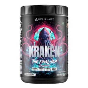 HELIXLABZ Kraken Pre-Workout Powder – Fruits Fury, 60 Servings